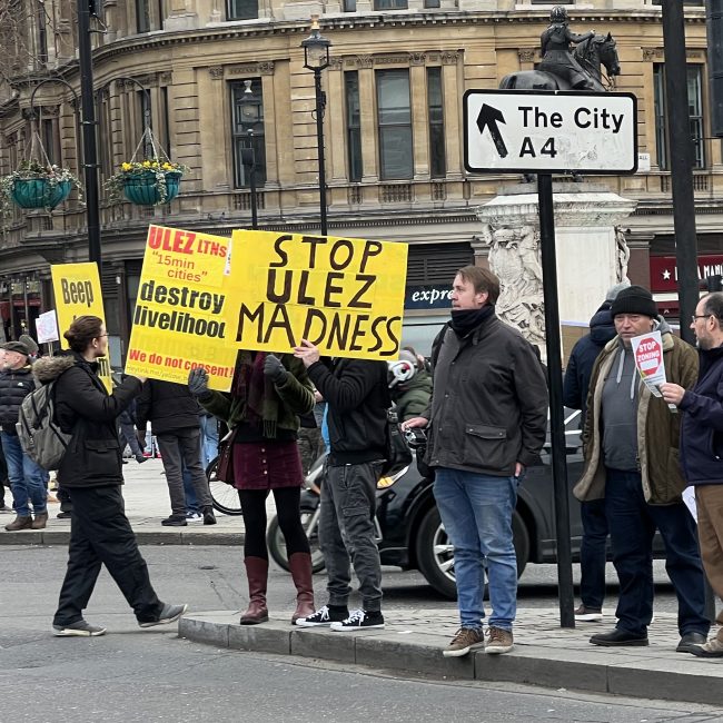 LTN protest